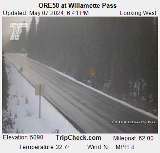 ORE58 at Willamette Pass